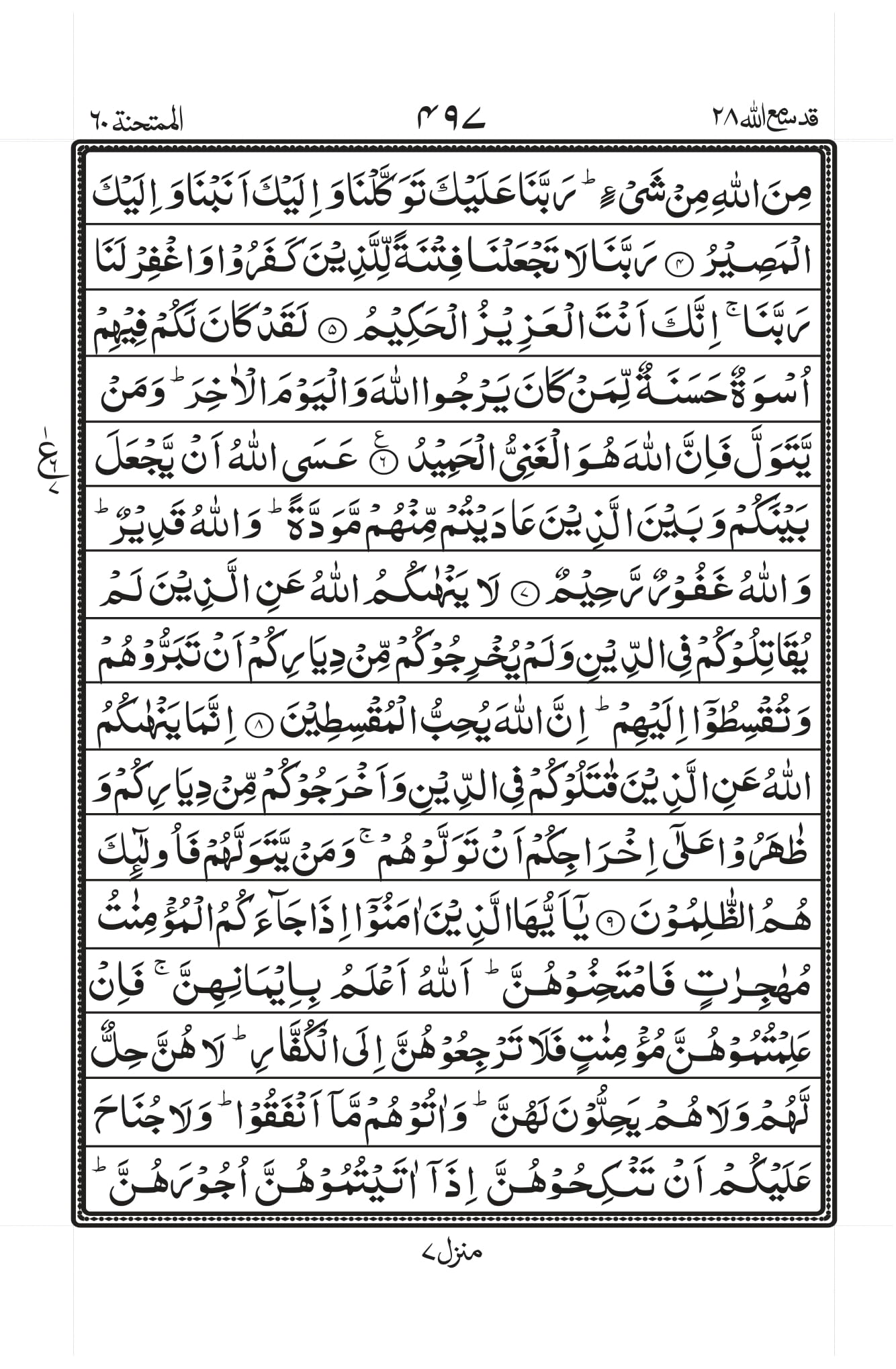 Surah Mumtahanah 2