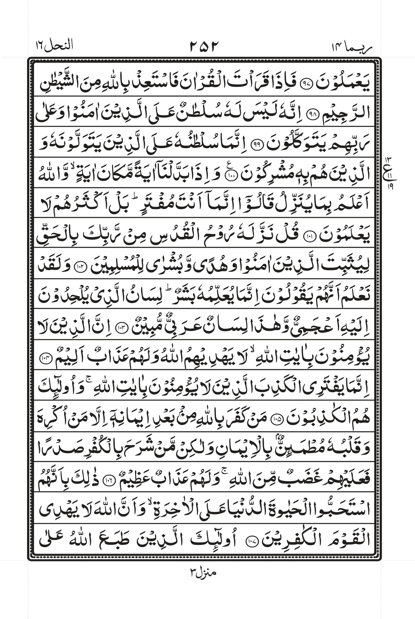 Surah Nahl 12