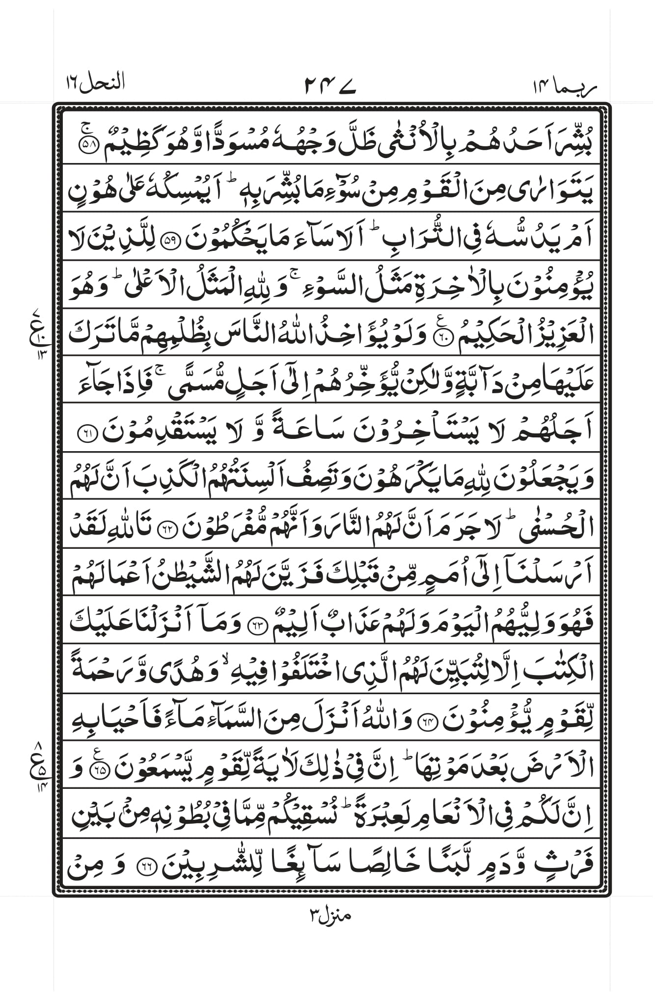 Surah Nahl 7