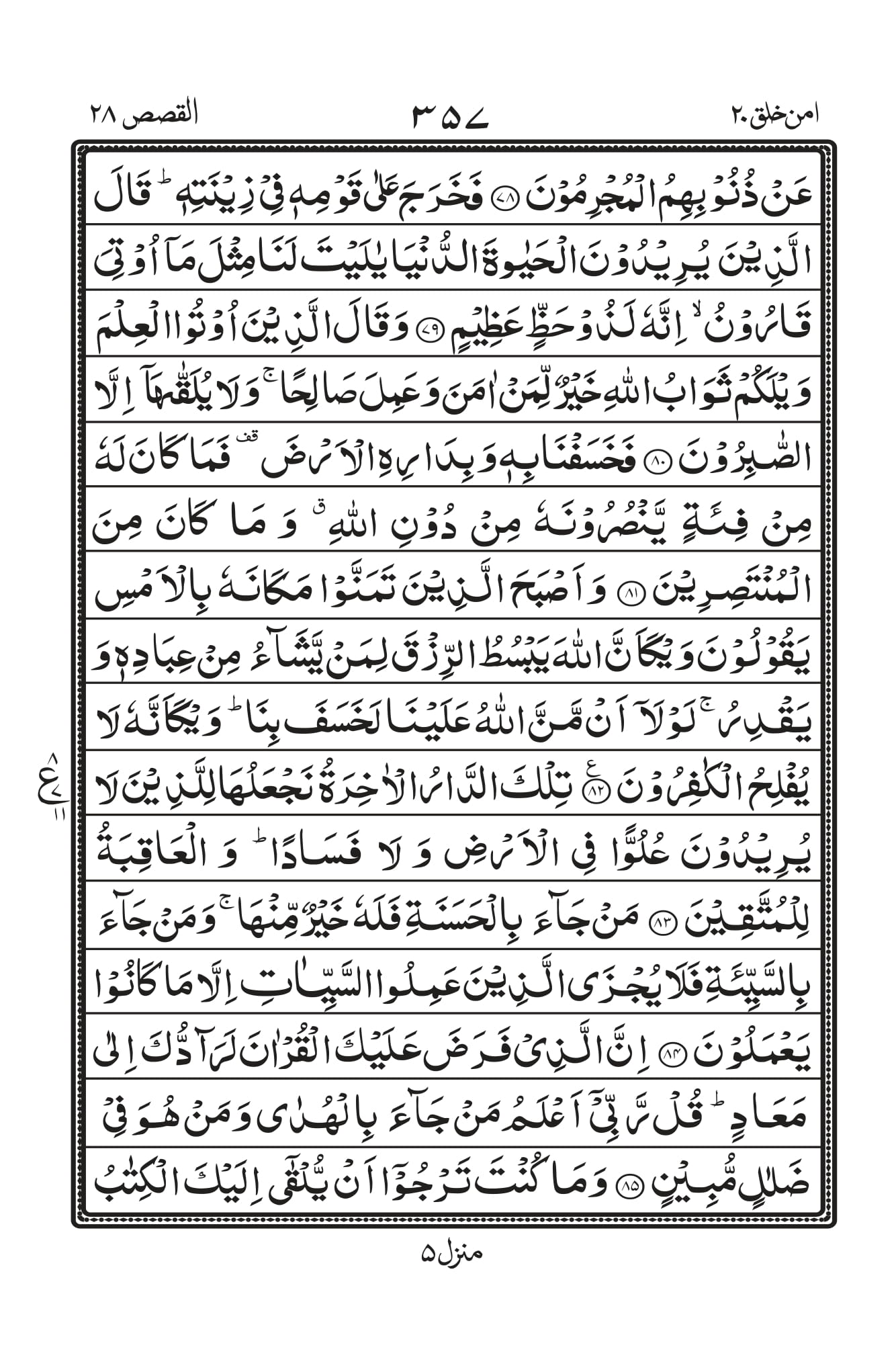 Surah Qasas 10
