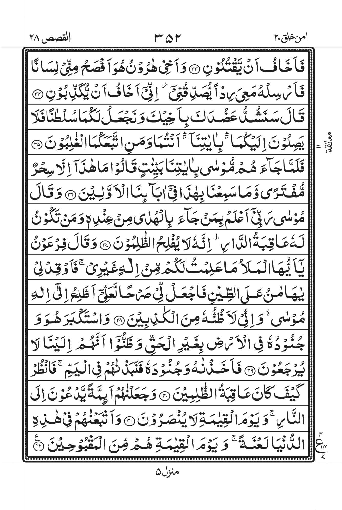 Surah Qasas 5