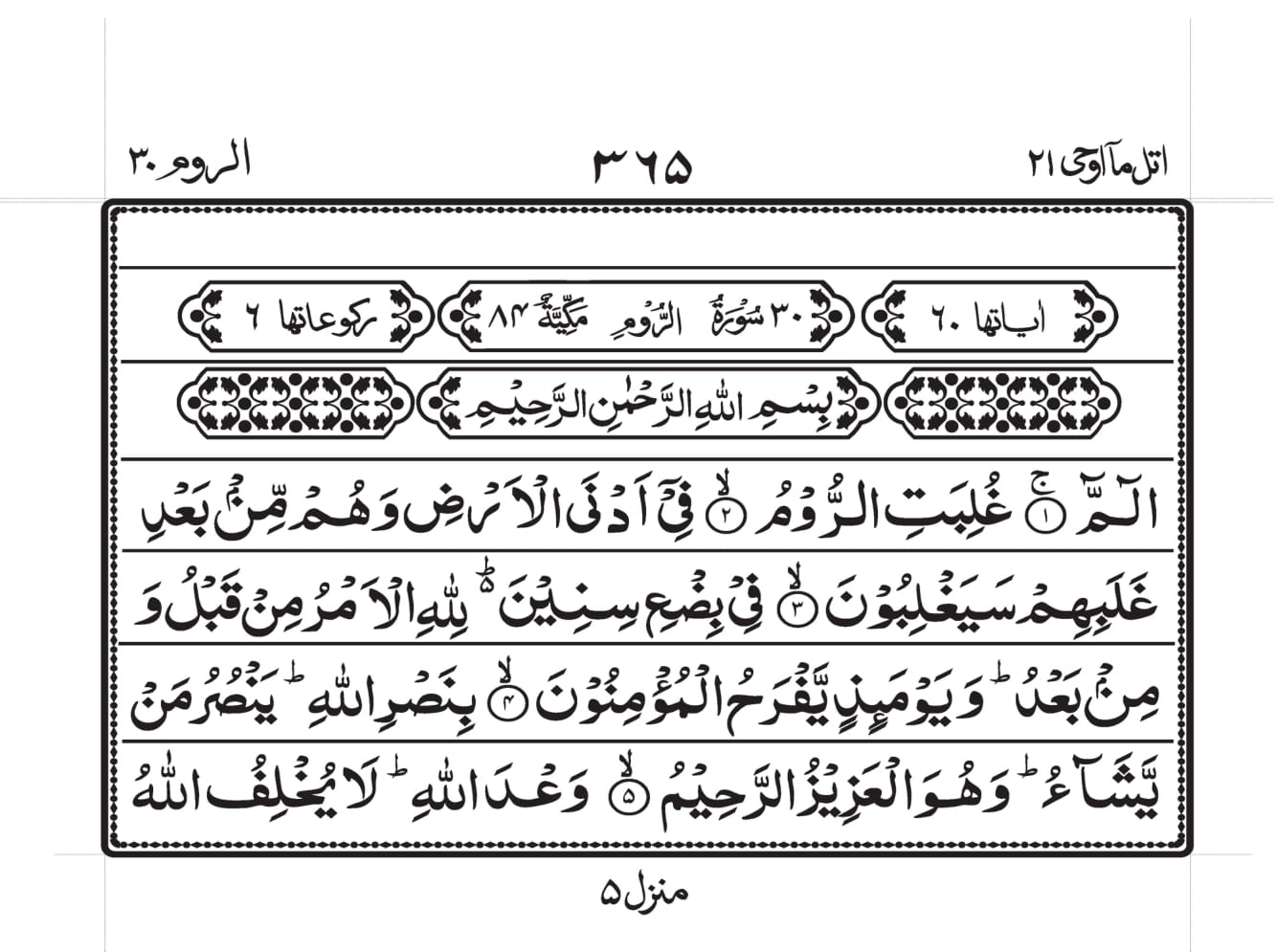 Surah Rum 1