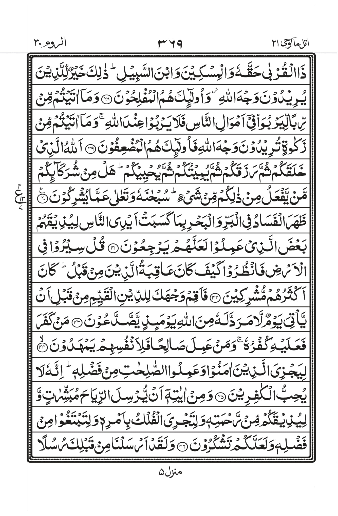 Surah Rum 5