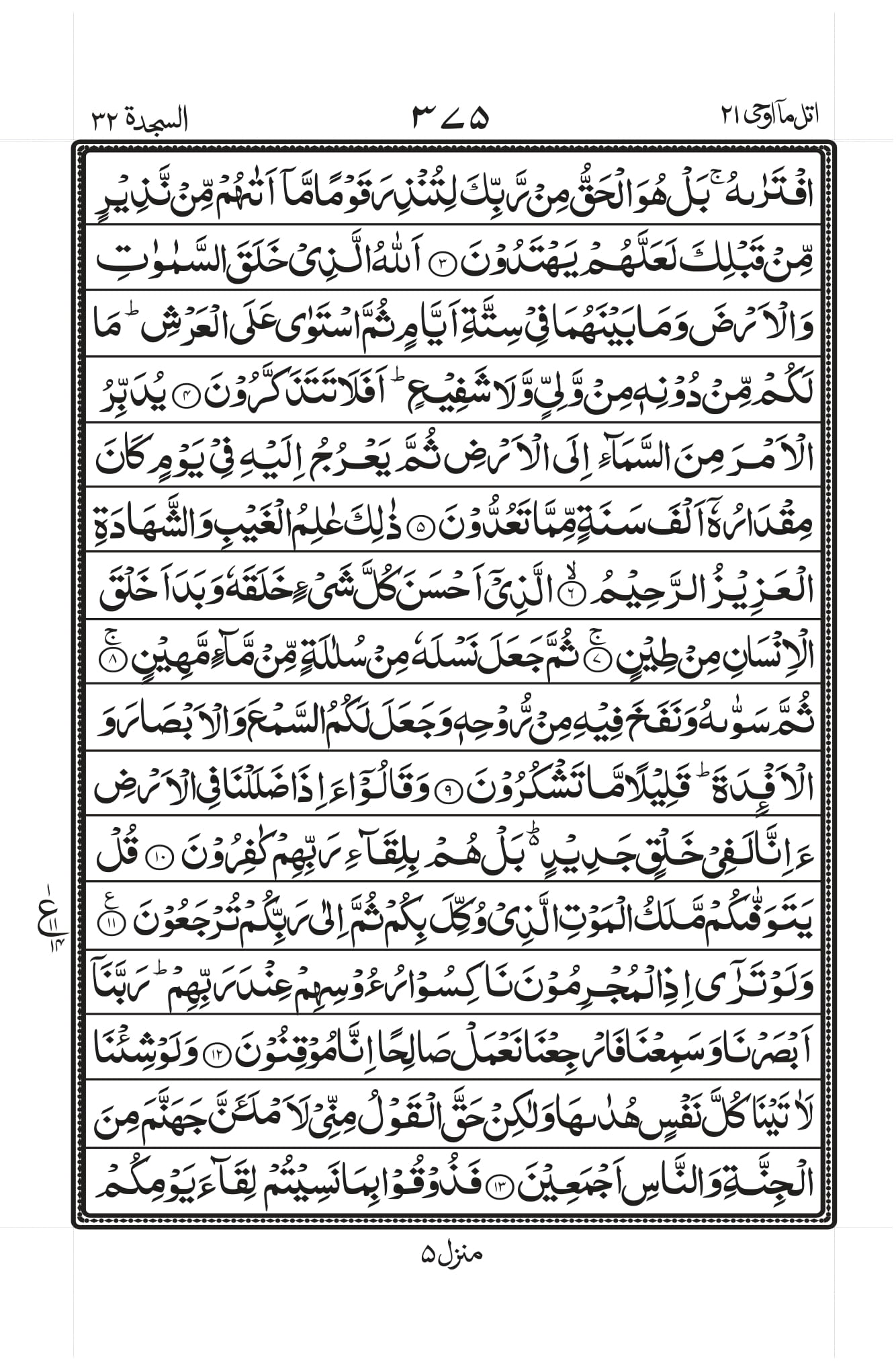 Surah Sajdah Urdu/Tahirul Qadri PDF - Download Urdu/Tahirul Qadri