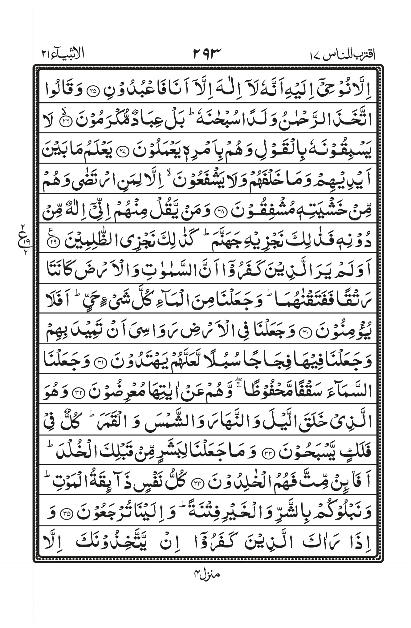 Surah Anbiya