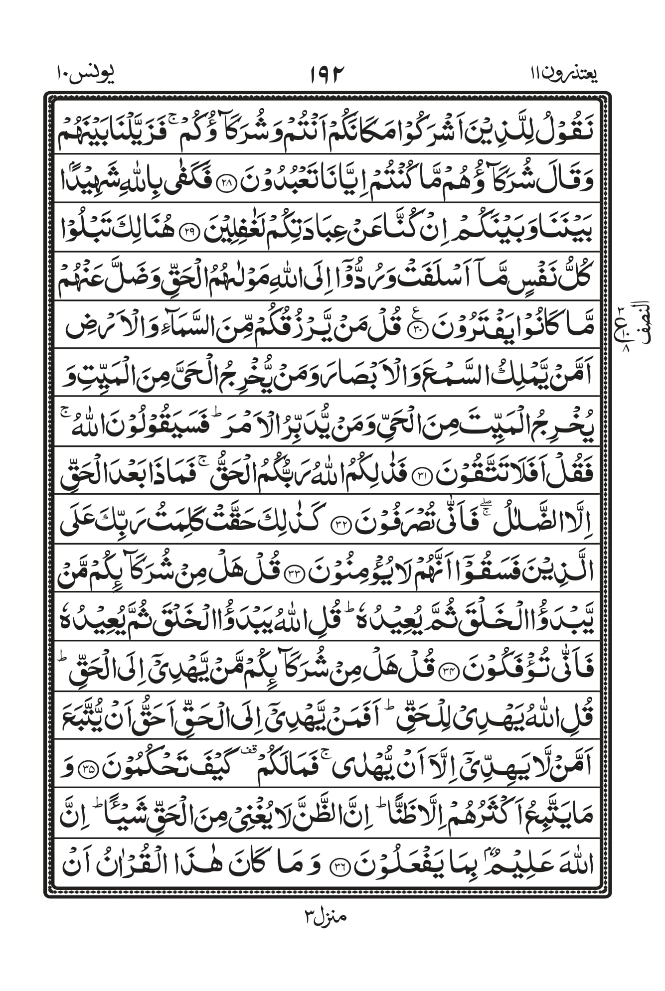 Surah Yunus