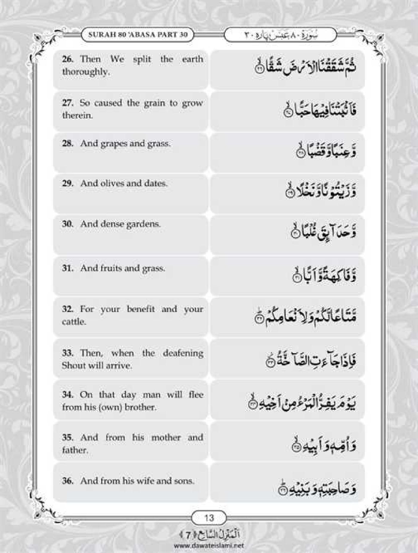 Surah Abasa