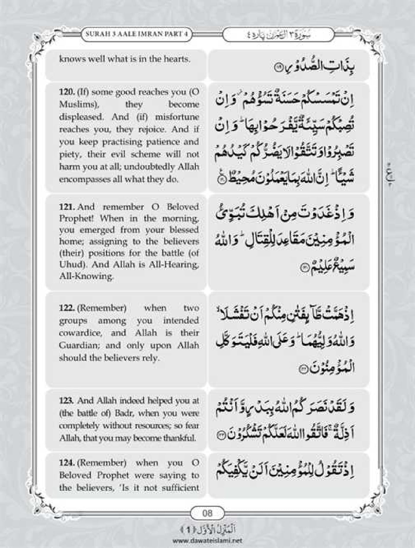 Surah Al Imran English Pdf - Online Download English Translation Pdf