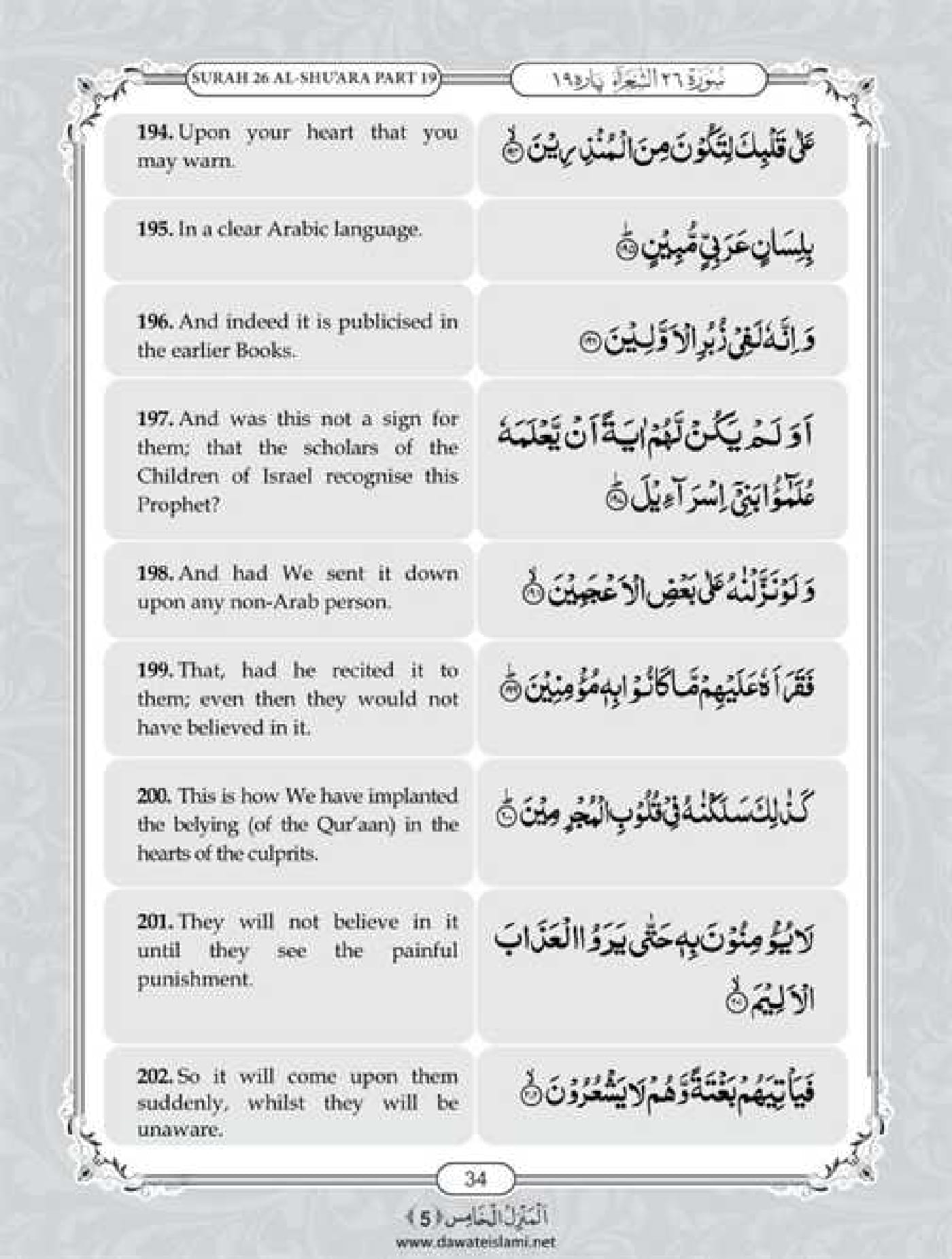 Surah Ash Shuara