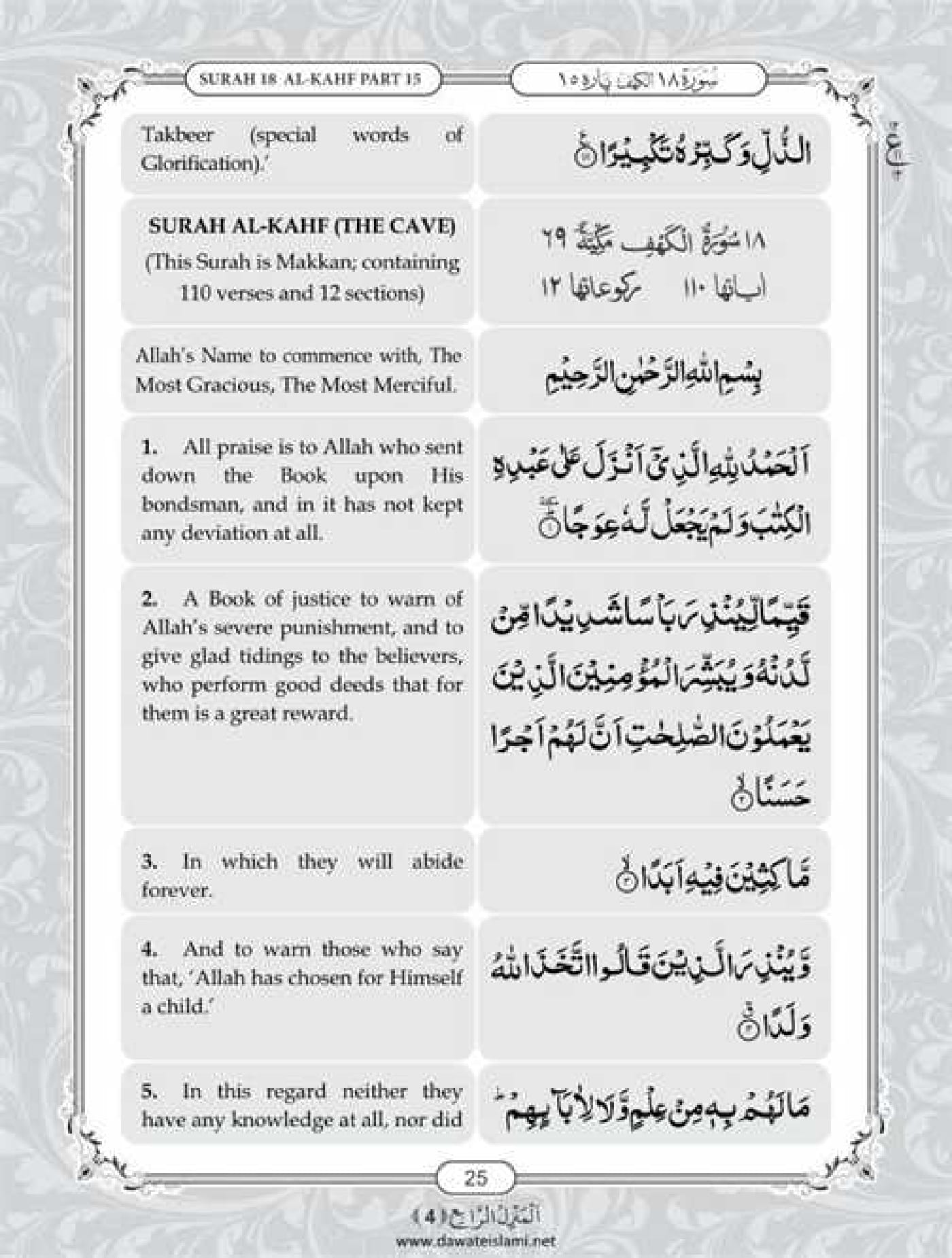 Read Surah Al Kahf With English Translation Quran O Sunnat, 45% OFF