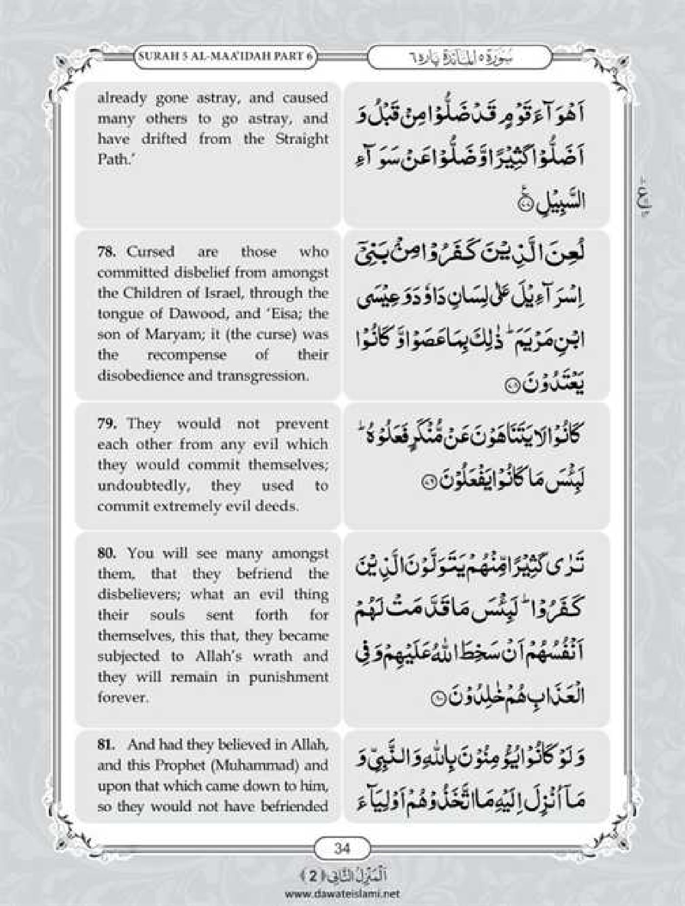 Surah Maidah