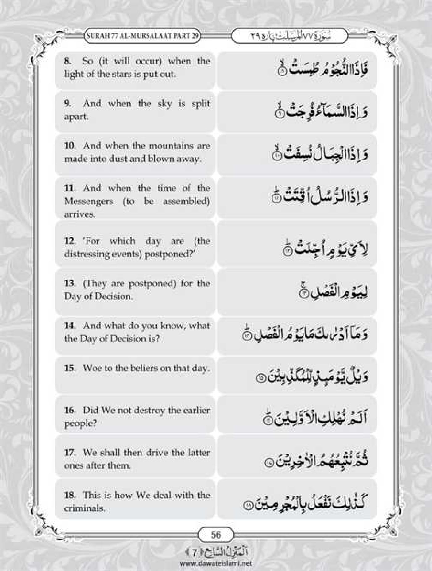 Surah Mursalat