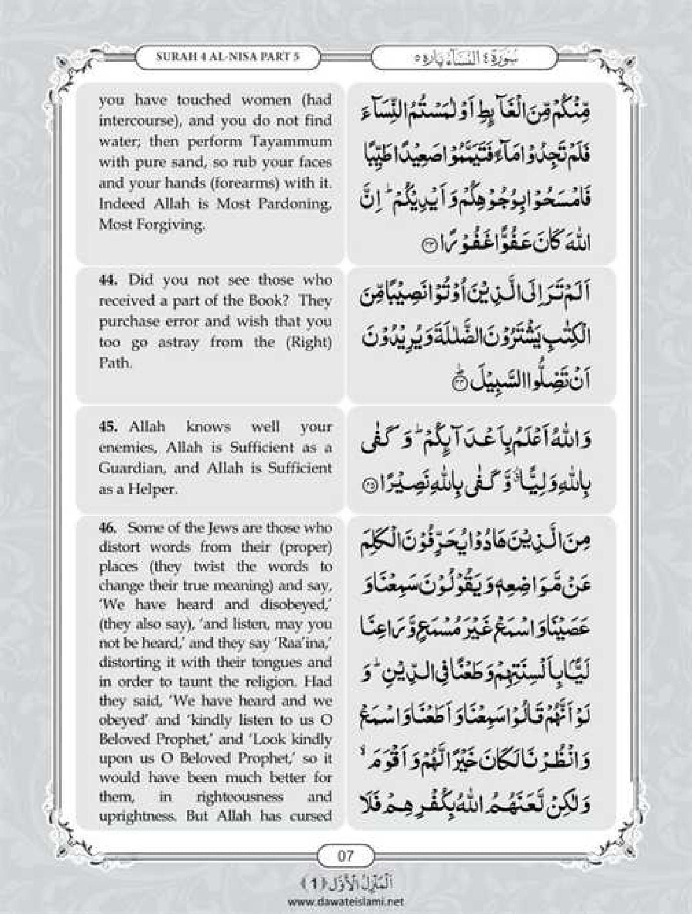 Surah Nisa English Pdf Online Download English Translation Pdf