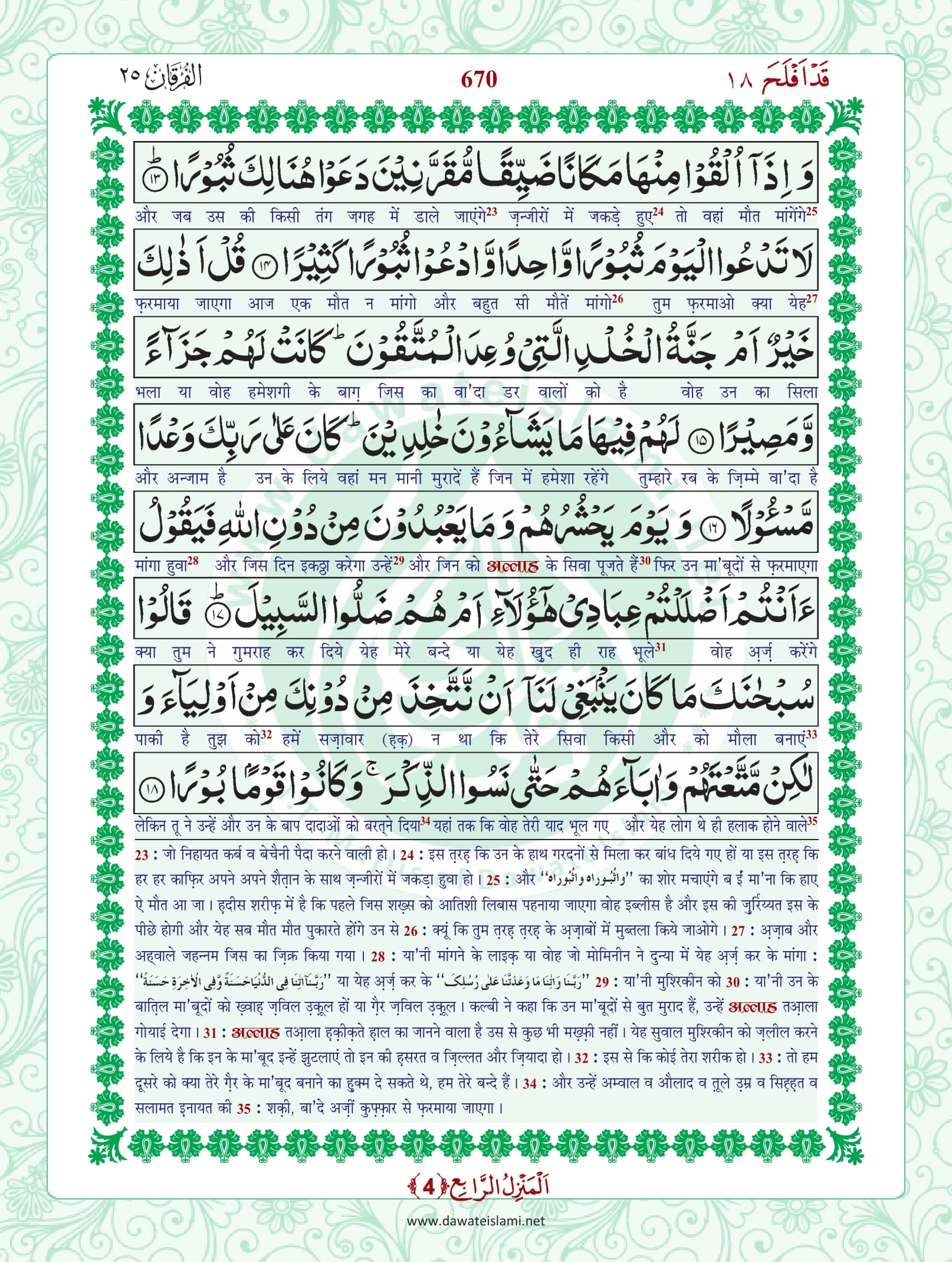 Surah Furqan