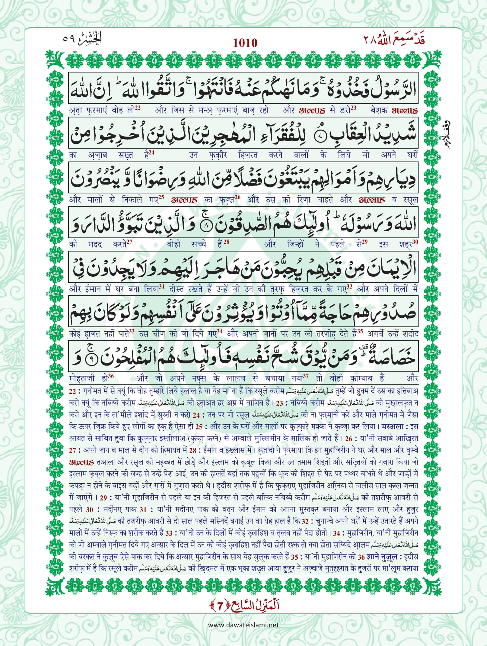 Surah Hashr