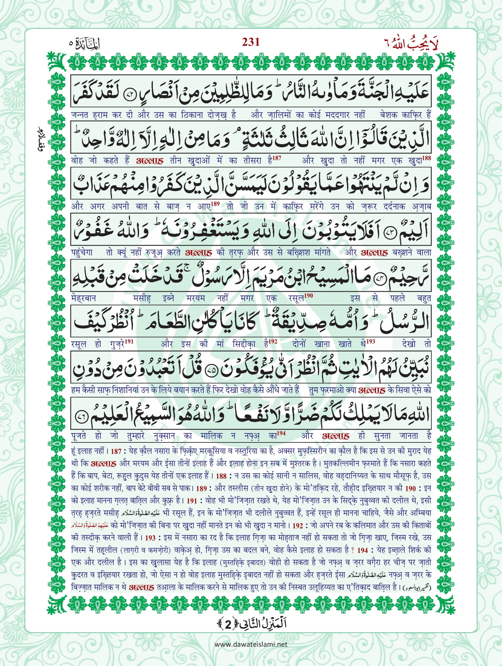 Surah Maidah