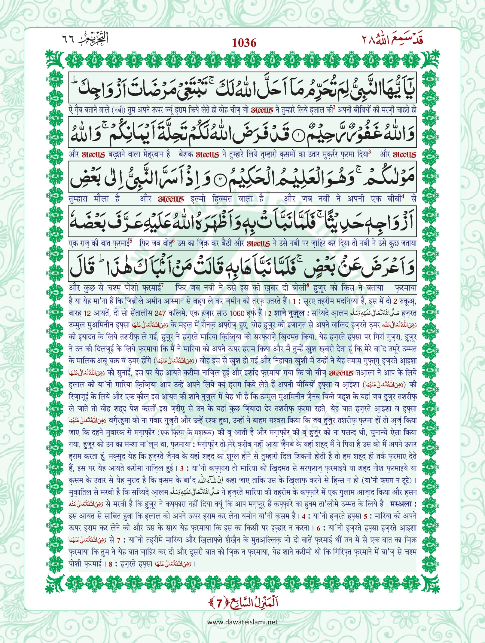 Surah Tahrim