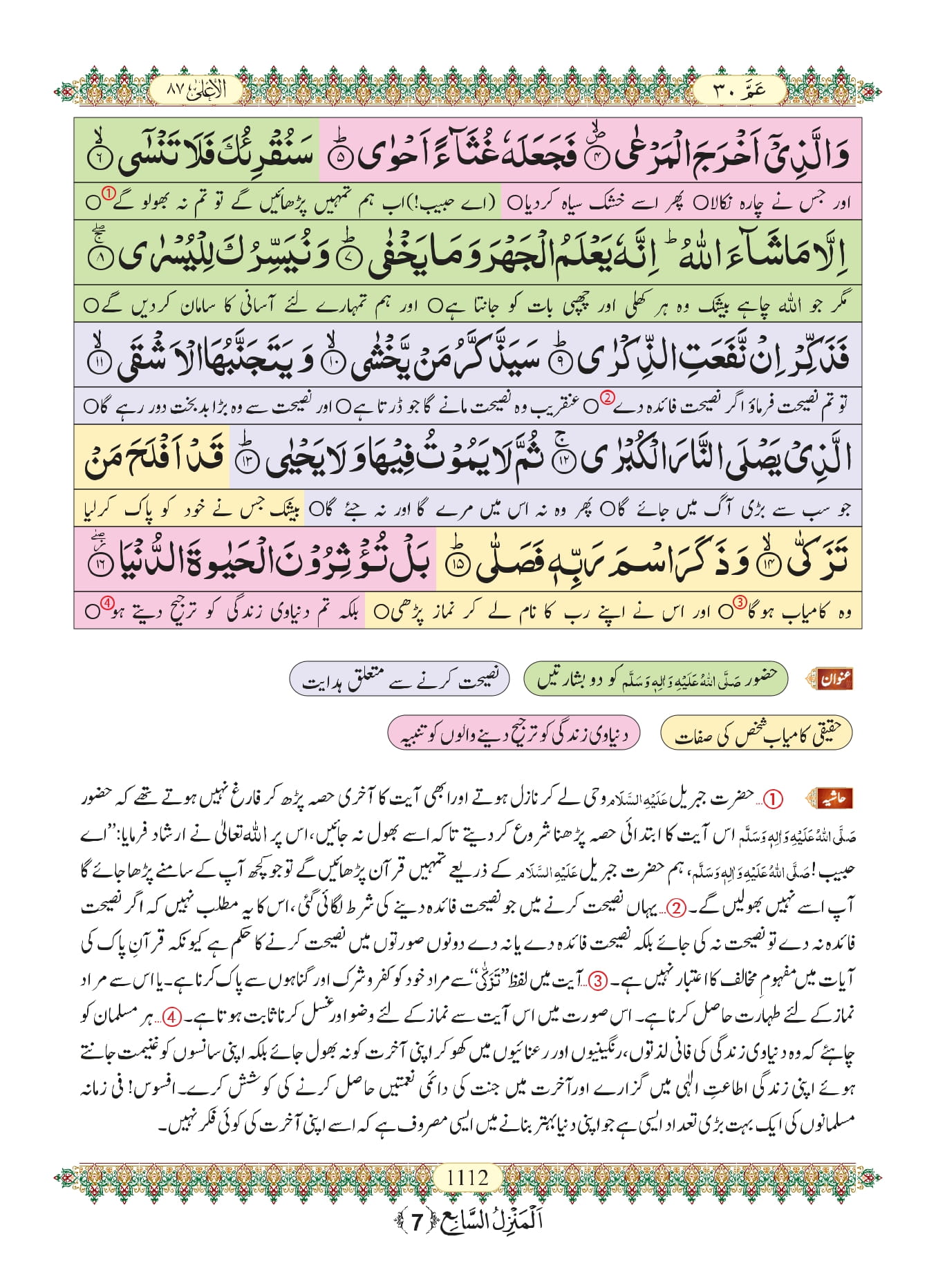 Surah Ala Urdu PDF - Online Download Urdu Translation PDF