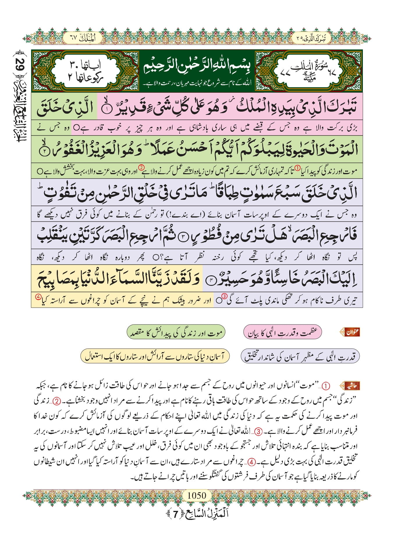 Surah Mulk Urdu PDF Online Download Urdu Translation PDF