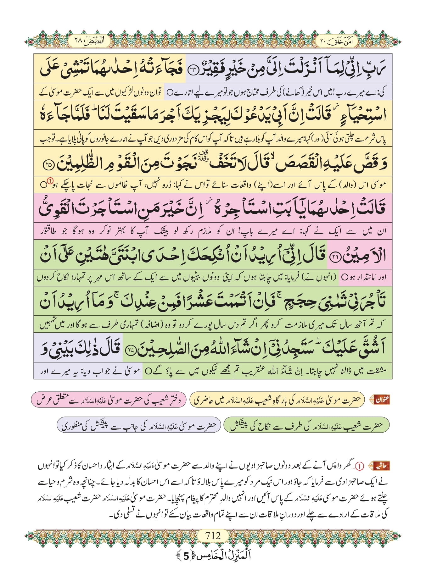 Surah Qasas 7