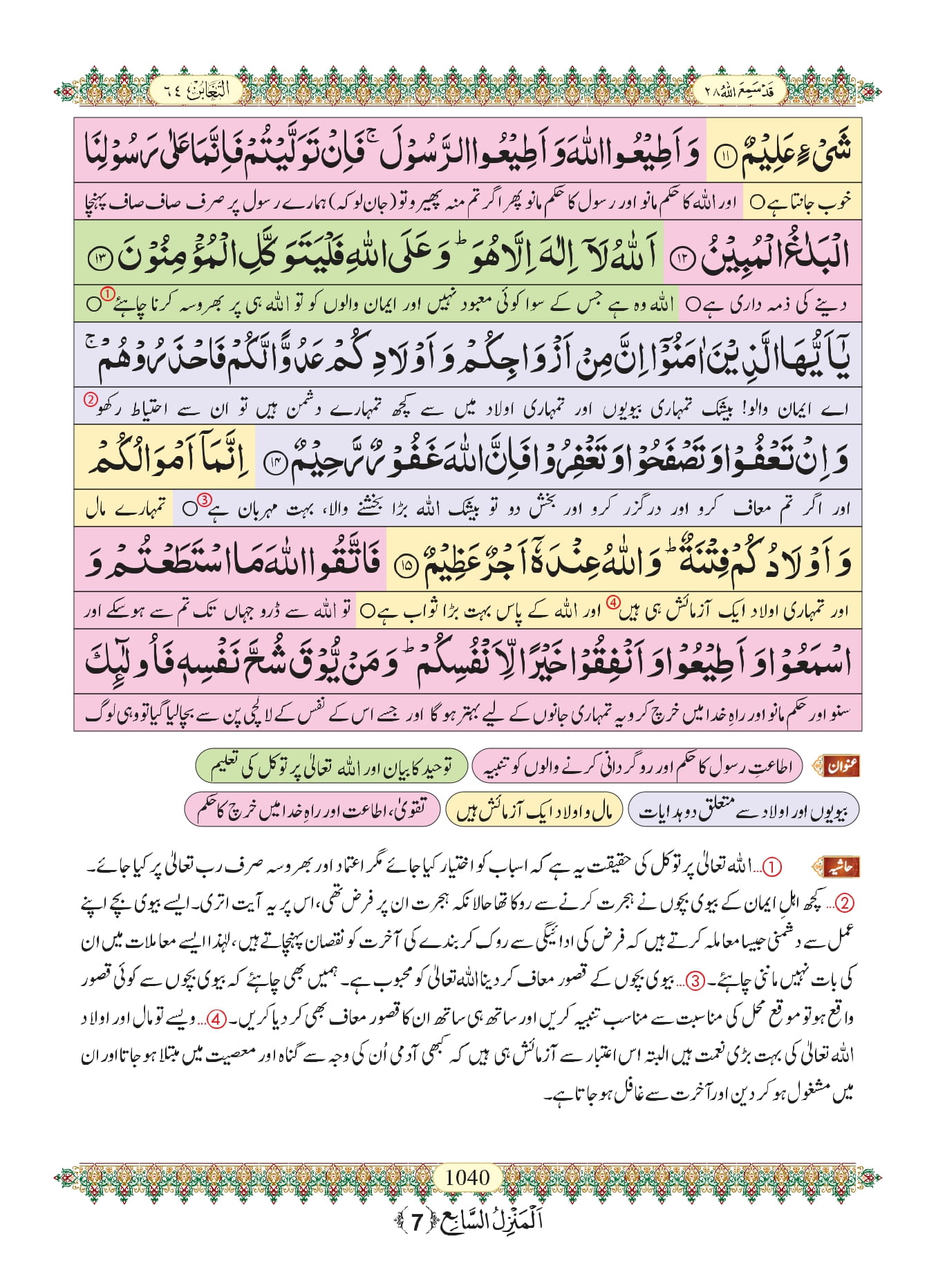 Surah Taghabun 4