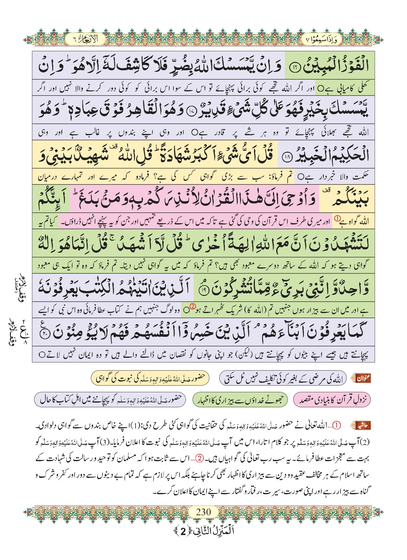 Surah Anam Urdu PDF - Online Download Urdu Translation PDF