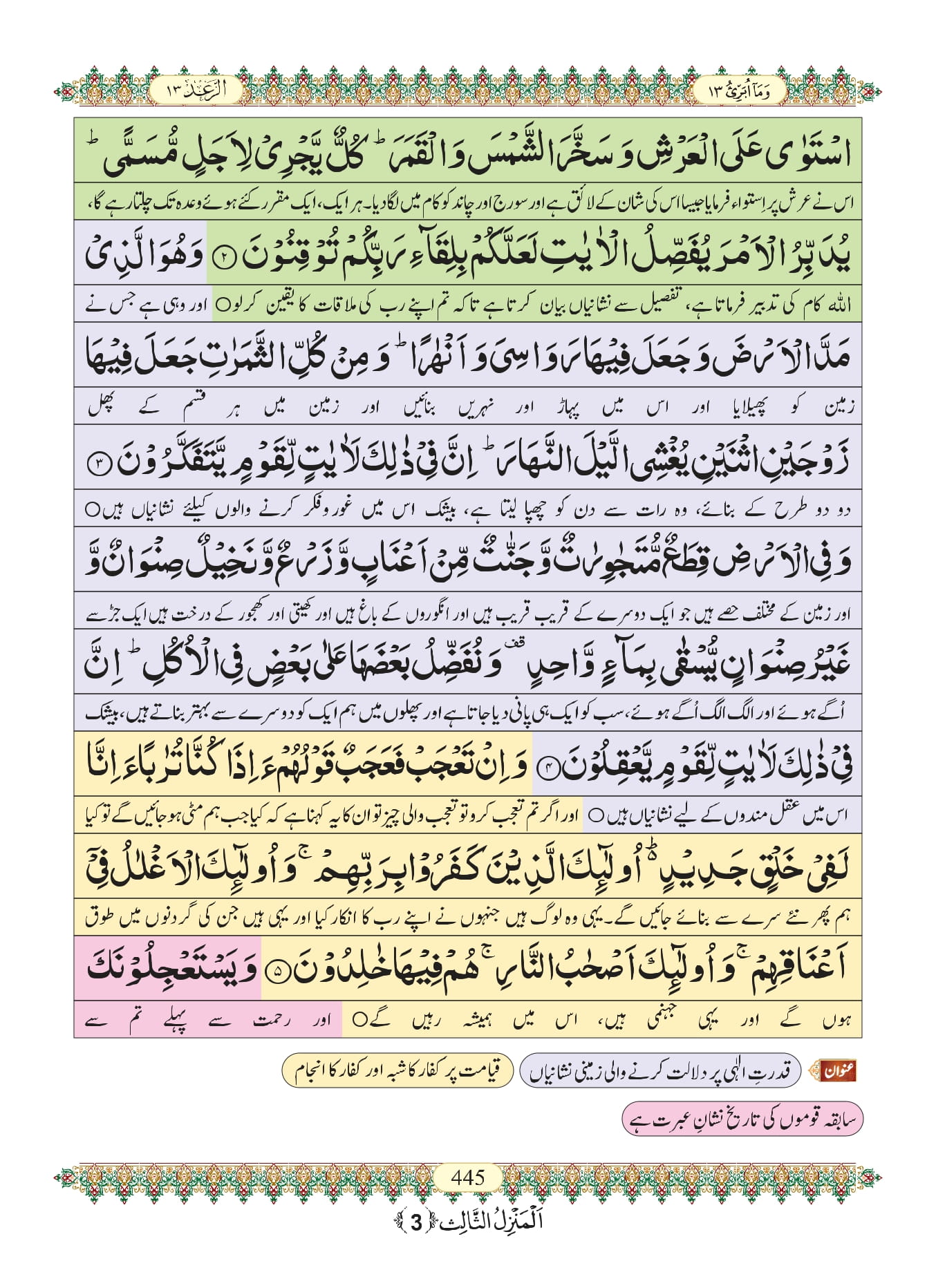 Surah Ar Rad with Urdu Translation, Listen & Download MP3 Audio Online