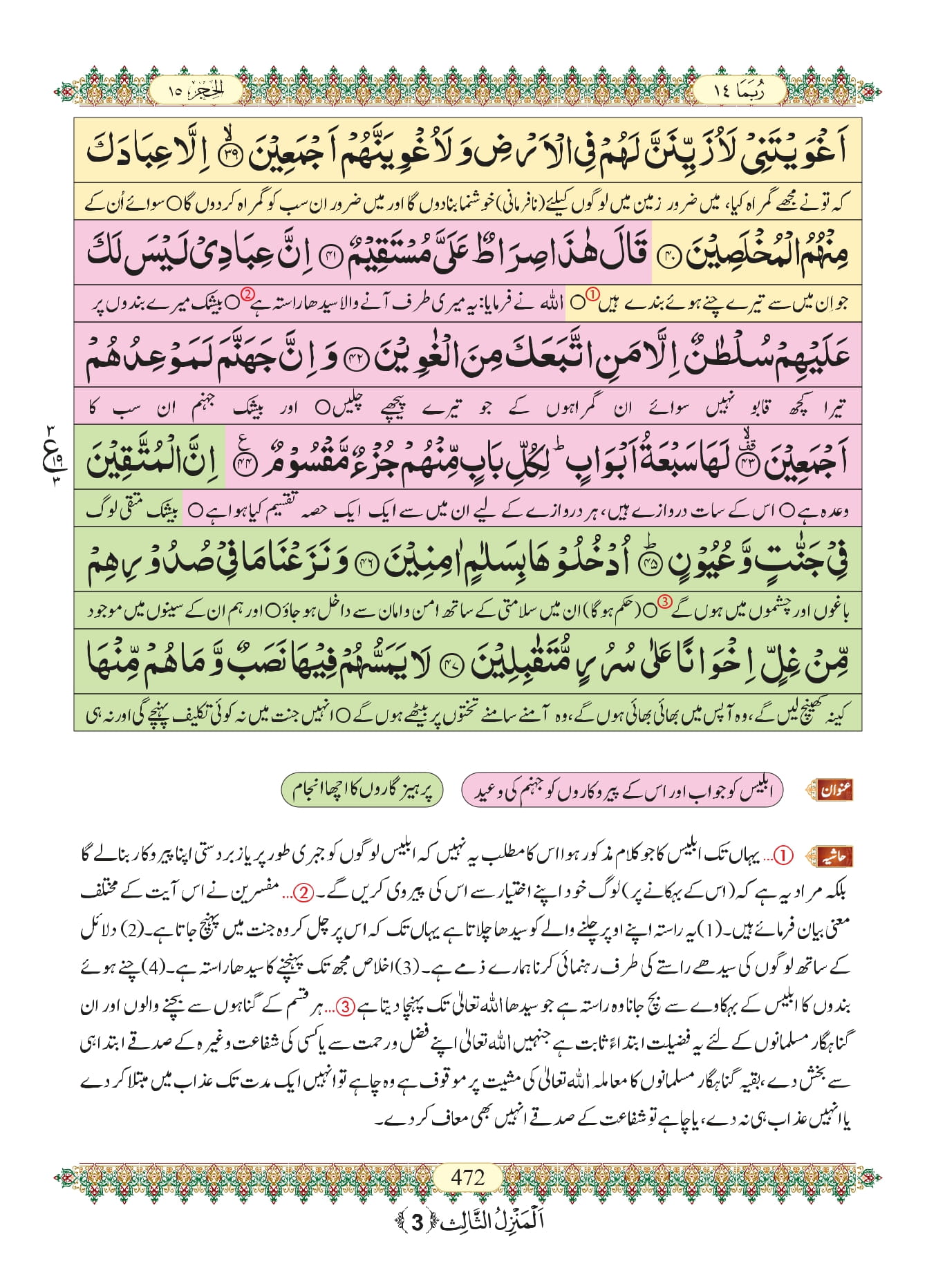 Surah Al Hijr Arabic Text With Urdu And English Translation | sexiezpix ...