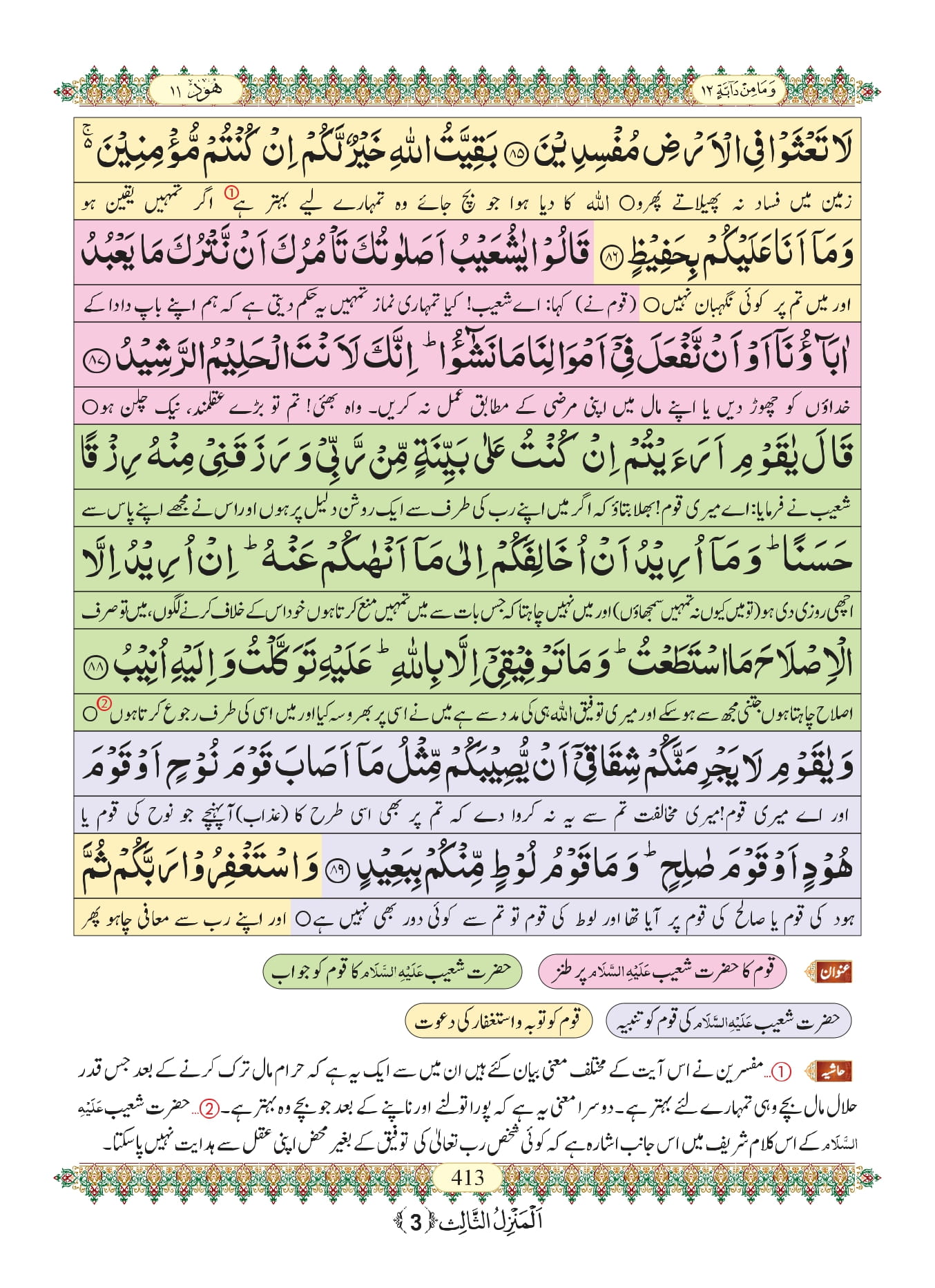 Surah hud with urdu translation welcome