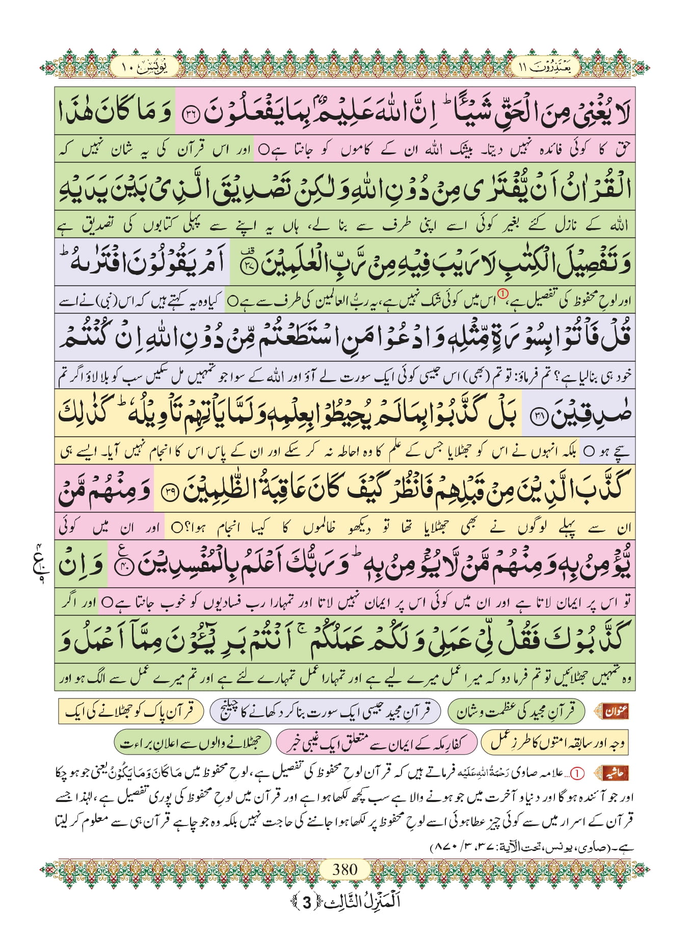 Surah Yunus
