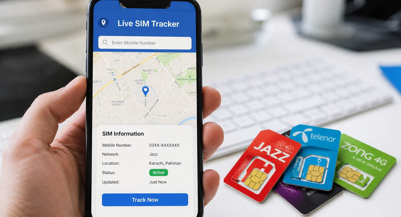 Live SIM Tracker in Pakistan: How to Track Your Own SIM in Real Time
