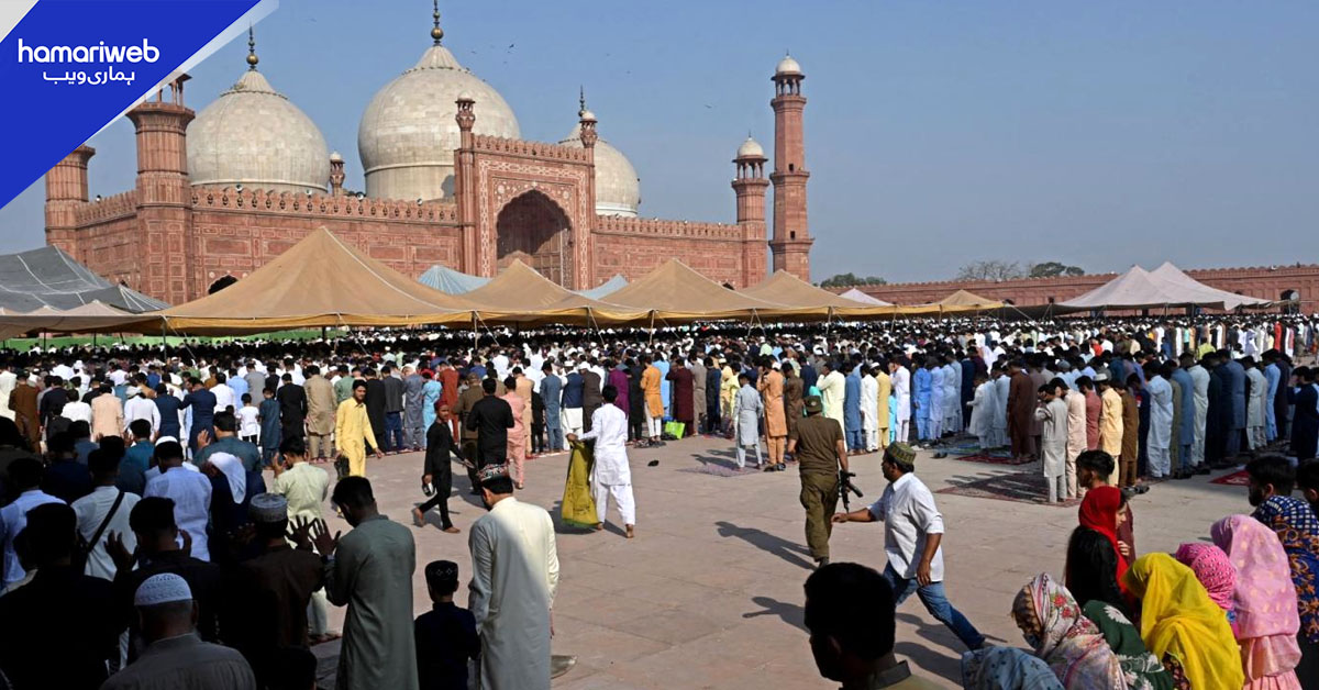 ملک بھر میں عیدالفطر مذہبی عقیدت و احترام کے ساتھ منائی جا رہی ہے