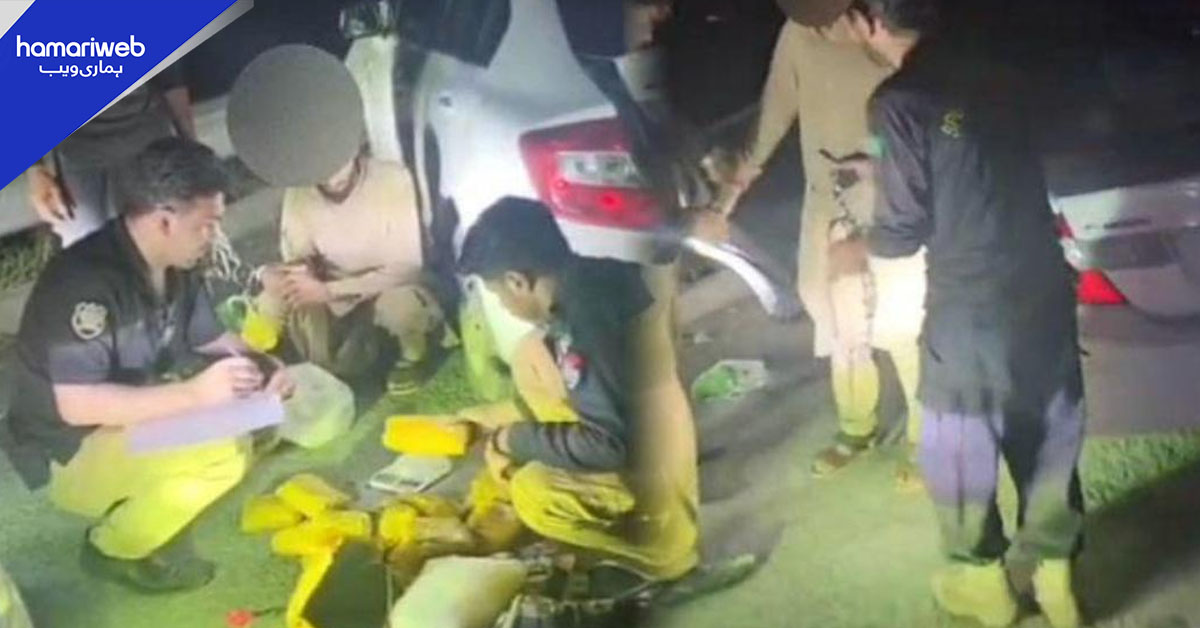 پشاور میں منشیات اسمگلنگ کی کوشش ناکام، 42 کلو چرس اور 5.15 کلو آئس برآمد