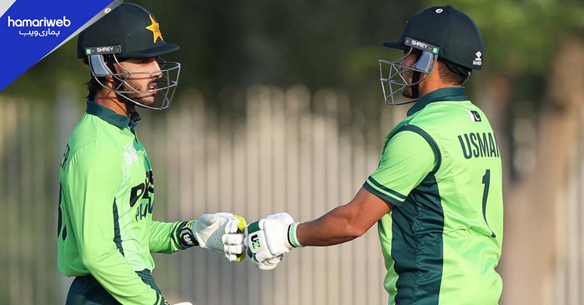 پاکستان انڈر 19 ایشیا کپ کے فائنل میں پہنچ گیا، بنگلا دیش کو 8 وکٹوں سے شکست