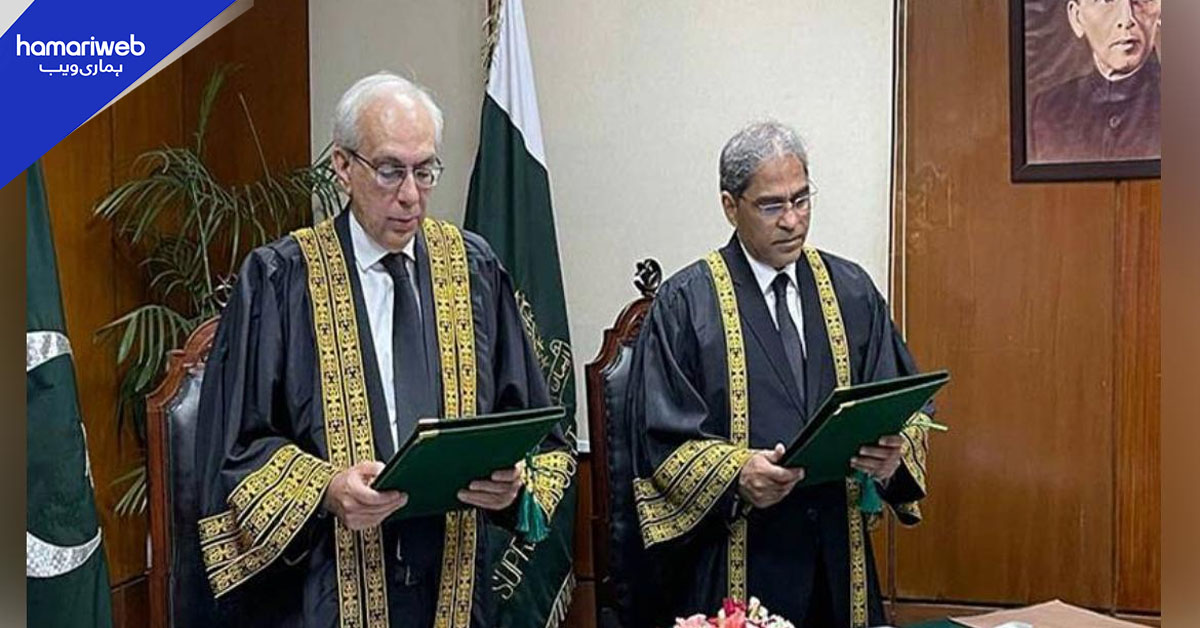 جسٹس منیب اختر نے قائم مقام چیف جسٹس آف پاکستان کے عہدے کا حلف اٹھا لیا