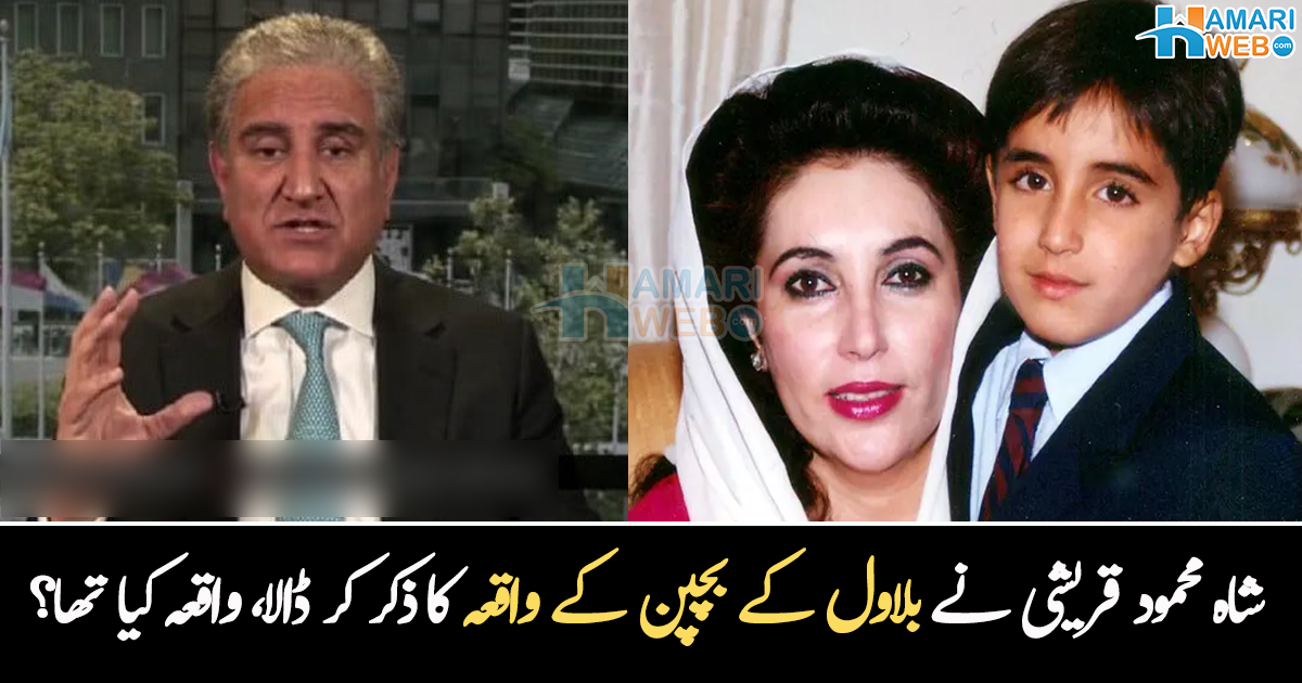 میرے بیٹے تم نیکر پہنے گھوما کرتے تھے اور ۔۔ شاہ محمود قریشی نے بلاول بھٹو کو والدہ سے کیوں بچایا تھا؟ دلچسپ واقعہ