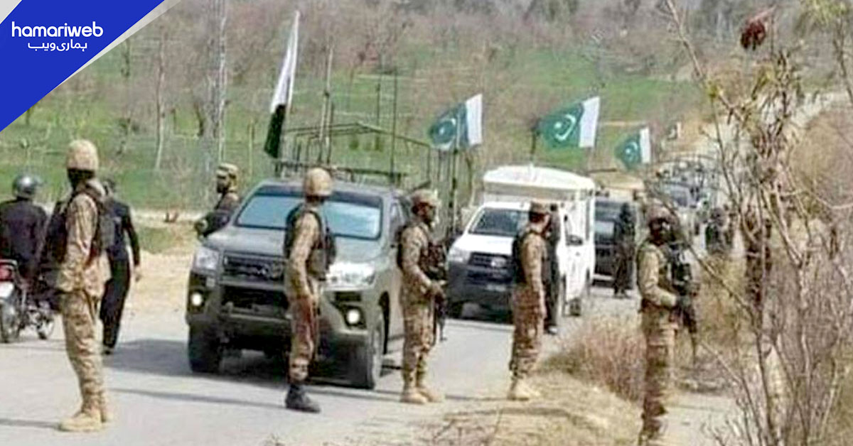 ضلع کرم میں پاک افغان سرحد پر دراندازی کی کوشش ناکام، 12 خوارج اور افغان طالبان ہلاک، نائب صوبیدار شہید