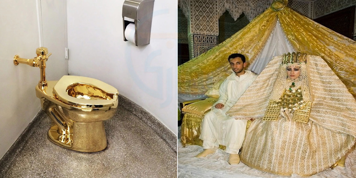 بیٹی کو جہیز میں سونے کا ٹوائلٹ دیا تھا ۔۔ کیا سونے کے ٹوائلٹ استعمال کرنے کا کوئی فائدہ ہوتا ہے؟