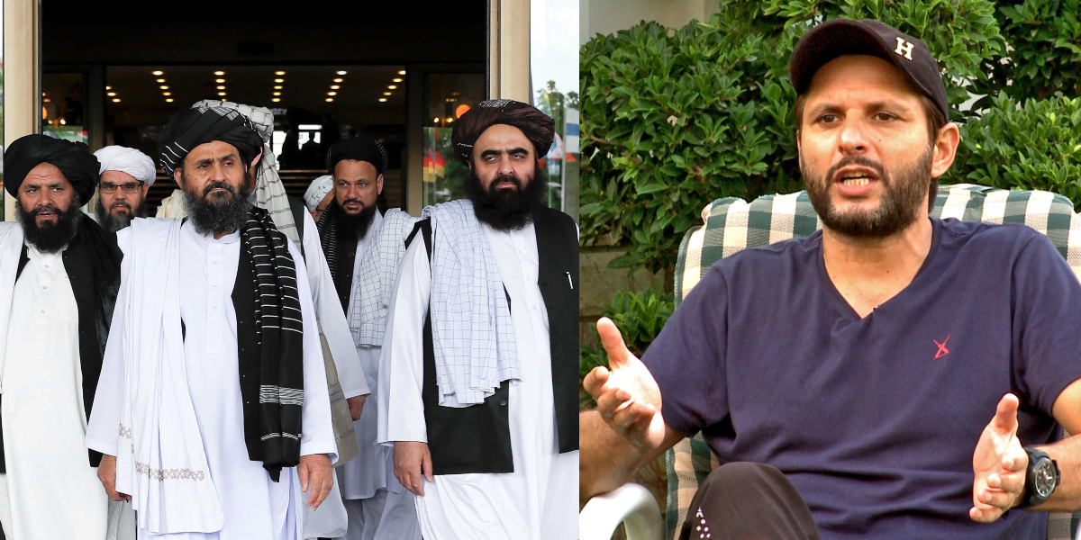 شاہد آفریدی کا طالبان کے متعلق اہم بیان۔۔ جانیے سابق کپتان نے ایسا کیا کہہ دیا