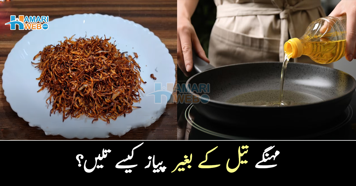 مہنگے تیل کے بغیر پیاز کیسے تلیں؟ جانیں پیاز تلنے کا انوکھا طریقہ جس سے آپ ہزاروں روپے کی بچت کرسکتے ہیں
