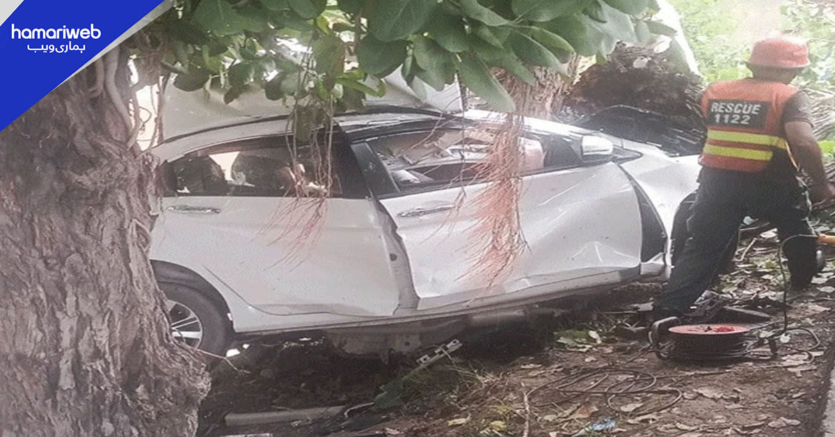 لاہور میں خوفناک ٹریفک حادثہ، 5 افراد جاں بحق