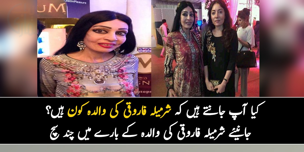 کیا آپ جانتے ہیں کہ شرمیلہ فاروقی کی والدہ کون ہیں؟ جانیئے خوبصورت سیاسی شخصیت شرمیلہ فاروقی کی والدہ کے بارے میں چند سچ