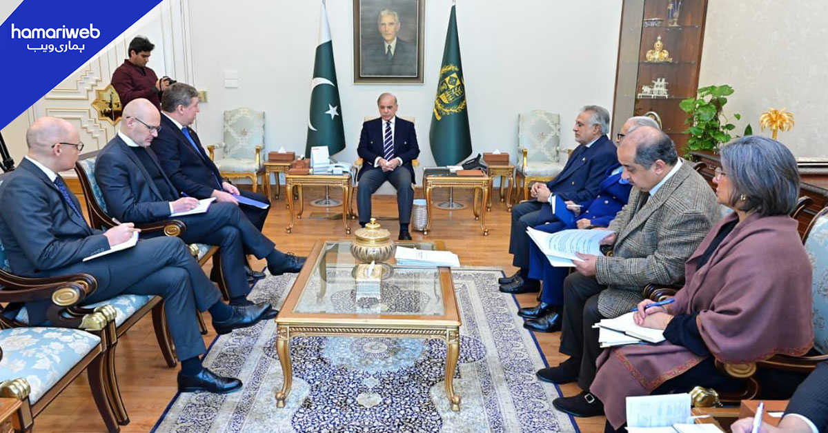 وزیراعظم کی یورپی یونین کے سفیر سے ملاقات، تجارتی تعاون بڑھانے پر اتفاق