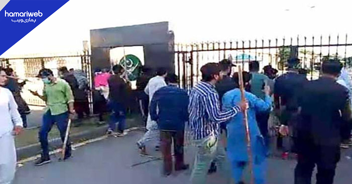 جی ایچ کیو حملہ کیس: عمر ایوب، شبلی فراز، مراد سعید، ذلفی بخاری سمیت 47 ملزمان کو 10، 10 سال قید کی سزا