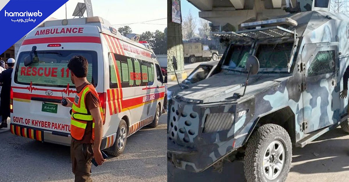 ڈی آئی خان میں بکتر بند گاڑی پر بم حملہ، 2 اہلکار شہید