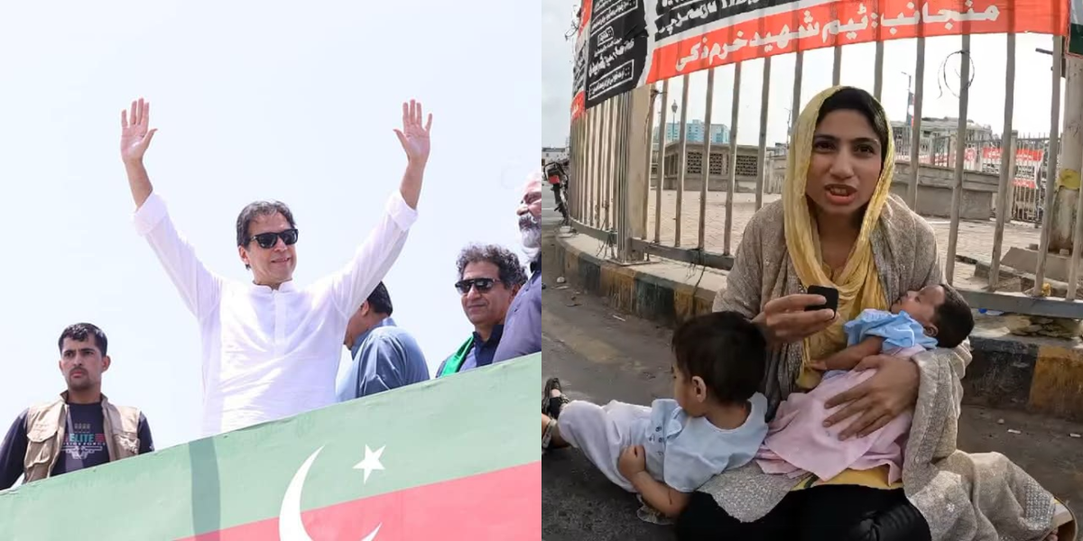 خاتون اپنی ایک ماہ کی بچی کے ساتھ دھرنے میں پہنچ کر سڑک پر بیٹھ گئی ۔۔ پولیس کی شیلنگ کے سوال پر خاتون نے کیا جواب دیا؟ دیکھیئے ویڈیو