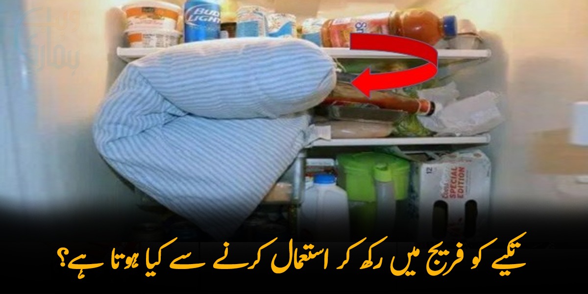 تکیے کو فریج میں رکھ کر استعمال کرنے سے کیا ہوتا ہے؟ جانیئے ایسی وجہ جس سے آپ بھی فائدہ اٹھا سکتے ہیں