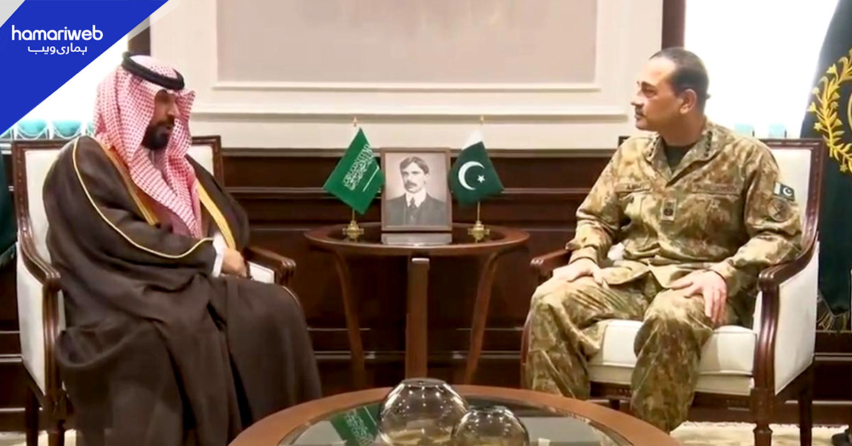 فیلڈ مارشل سید عاصم منیر سے سعودی عرب کے نئے سفیر کی ملاقات، دفاعی تعاون بڑھانے پر اتفاق