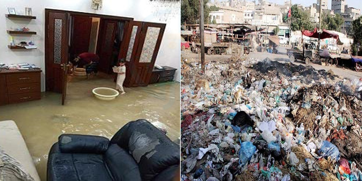 گھروں میں بھرا پانی، ٹوٹی سڑکیں، ابلتے گٹر اس باراپنا ووٹ سوچ سمجھ کے استعمال کریں