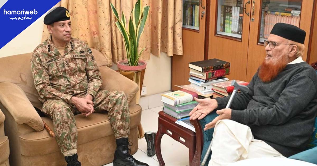 ڈی جی آئی ایس پی آر کا جامعہ دارالعلوم کراچی کا دورہ، علماء کا پاک فوج سے بھرپور یکجہتی کا اظہار